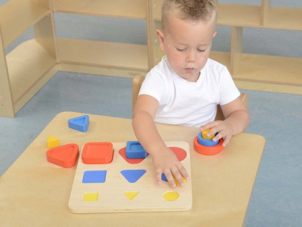 Sorter Kształtów Klocki Geometryczne Masterkidz Montessori
