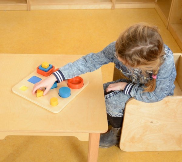 Sorter Kształtów Klocki Geometryczne Masterkidz Montessori