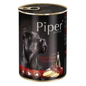 DOLINA NOTECI Piper z wątróbką, wołowiną i ziemniakami, karma mokra dla psa 400g