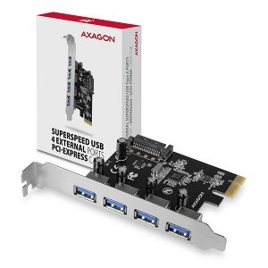 PCEU-430VL Kontroler PCIe 4x port USB 3.2 GEN 1, UASP