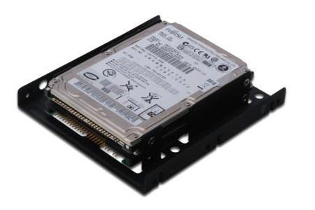 Ramka montażowa/Adapter SSD/HDD 2x 2.5&quot; do 3.5&quot; (ATA, SATA, SSD) metalowa ,zestaw, czarna