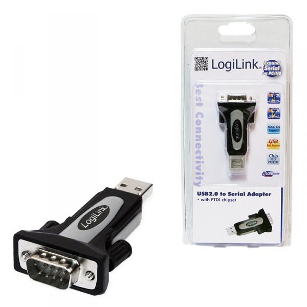 Adapter USB 2.0 na port szeregowy