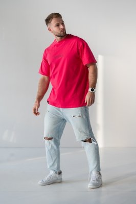 T-shirt oversize INQUIETO. by ADICTO. Do tańca, bachata, salsa, reggaeton - przód