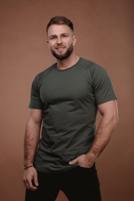 T-shirt taneczny khaki SPANISH TEE 