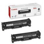 Zestaw dwóch tonerów Canon CRG718BK black do Canon I-Sensys LBP-7200Cdn / LBP-7680Cxna / LBP-7660Cdn / MF-8350Cdn / MF-8330Cdn / MF-8380Cdw 2x3400 str.black dwupak