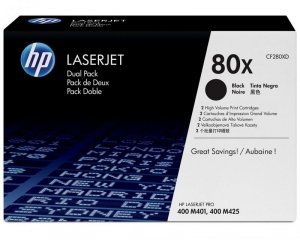 HP Toner nr 80XD CF280XD Black 6,9K 2pac