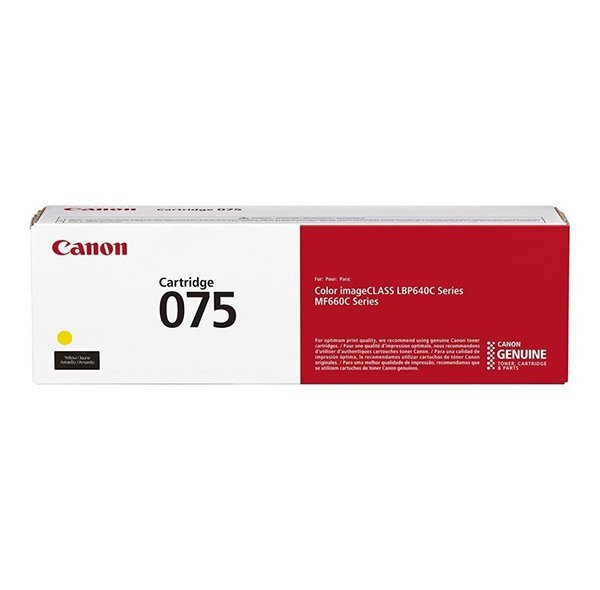 Canon oryginalny toner 075 Y, 6362C002, yellow, 1300s