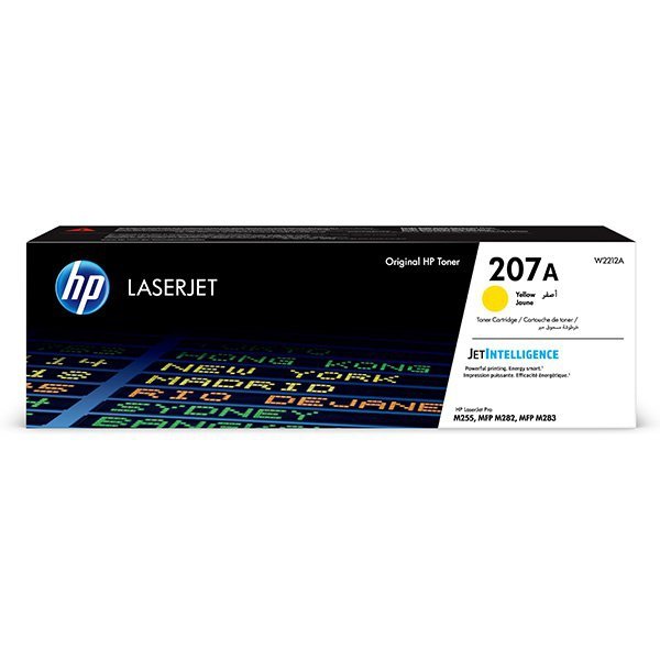 HP oryginalny toner W2212A, HP 207A, yellow, 1250s