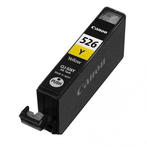 Canon oryginalny ink / tusz CLI-526 Y, 4543B006, yellow, blister z ochroną, 9ml