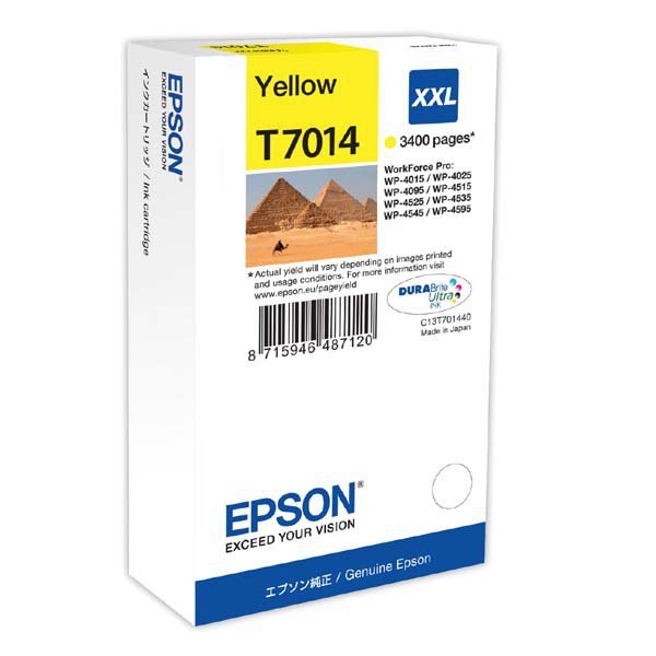 Epson oryginalny ink / tusz C13T70144010, XXL, yellow, 3400s, XXL