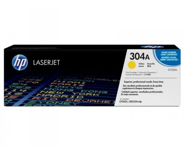 HP Toner nr 304A CC532A Yellow 2,8K