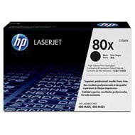 Zestaw dwóch tonerów HP 80X do LaserJet Pro 400 M401/425 |2 x 6 900 str. | black