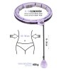 HHM13 HULA HOP VIOLET Z MAGNESAMI I OBCIĄŻNIKIEM + LICZNIK HMS