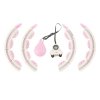 ZESTAW HULA HOP HHW06 PINK Z PIŁKĄ GRAWITACYJNĄ I LICZNIKIEM HMS + PAS BR163 BLACK