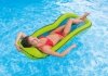 Materac plażowy z siateczką do pływania chłodzący zielony INTEX 58836 GREEN