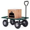 Wózek transportowy ogrodowy 200 kg otwierane burty duże pompowane koła MultiGarden