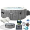 Nadmuchiwanejacuzzi hydromasaż 4 os. 196x71 cm WIFI akcesoria premium INTEX 28440