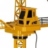 Dźwig Żuraw budowlany zdalnie sterowany  RC z hakiem 4CH 128cm