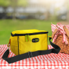 Torba lunchowa Kamai Gio Style na ramię, żółta, pojemność 7L