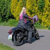 Kask motocyklowy szczękowy z blendą W-TEC YM-925 Magenta