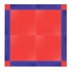 Mata pod sprzęt Puzzle inSPORTline Simple czerwona