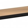 Regał magazynowy 5 poziomów czarny 625kg 150x75x30 cm