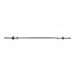 GO450 (+ ZG1000R) GRYF OLIMPIJSKI 18.5KG 2200MM HMS Z ZACISKAMI LOCK JAW RED