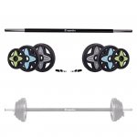Sztanga + zestaw obciążeń inSPORTline Pumpstar 2–20 kg