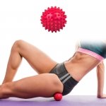 Piłka do masażu rehabilitacji inSPORTline Jeżyk