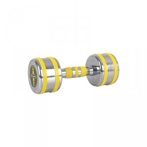 Hantla chromowana inSPORTline Yellsteel 6 kg hantel