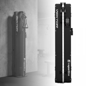 Wielofunkcyjna brama stojak do ćwiczeń inSPORTline Vektor ∙ podciśnieniowe koła linowe ∙ trening całego ciała ∙ solidna konstruk