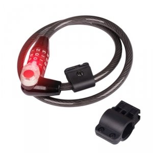 Zapięcie rowerowe na szyfr W-TEC Boelis 10*800mm ze światłem LED