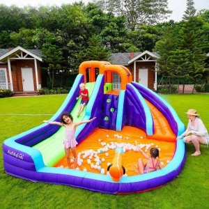 Dmuchany zamek zjeżdżalnia dla dzieci AirMyFun Double Slide 83006