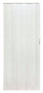 Drzwi harmonijkowe 004-100-04 biały dąb 100 cm