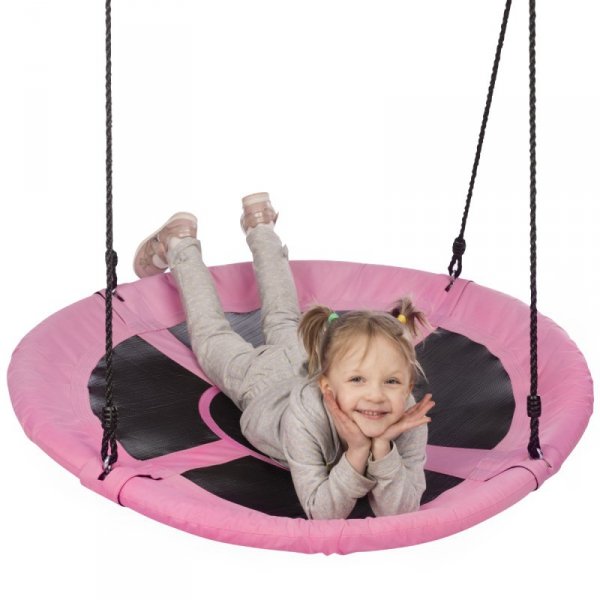 NB5031 BOCIANIE GNIAZDO HUŚTAWKA RÓŻOWE ŚR.100 CM NILS