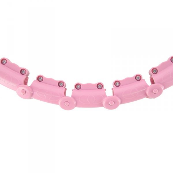 HHW11 PLUS SIZE HULA HOP LIGHT PINK Z WYPUSTKAMI I OBCIĄŻNIKIEM HMS
