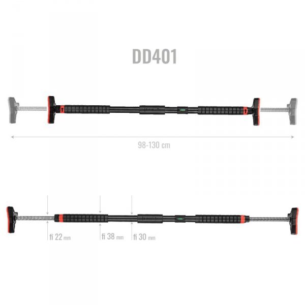 DD401 DRĄŻEK ROZPOROWY Z POZIOMICĄ 98-130 CM HMS