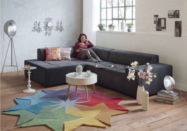 Stolik kawowy okrągły ze schowkiem 60 cm ModernHome