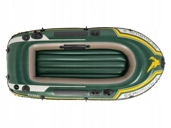 Ponton Seahawk 2 + pompka + 2 wiosła 68347 Intex
