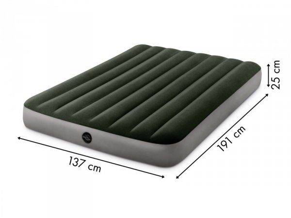 Materac dmuchany do spania łóżko dwuosobowy 191x137 cm INTEX 64108