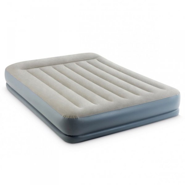 Materac dmuchany 203x152 cm do spania z pompką dwuosobowy INTEX 64118