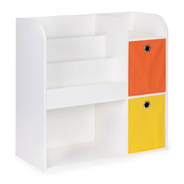 Regał drewniany dla dzieci szafka dziecięca przegrody organizer ECOTOYS