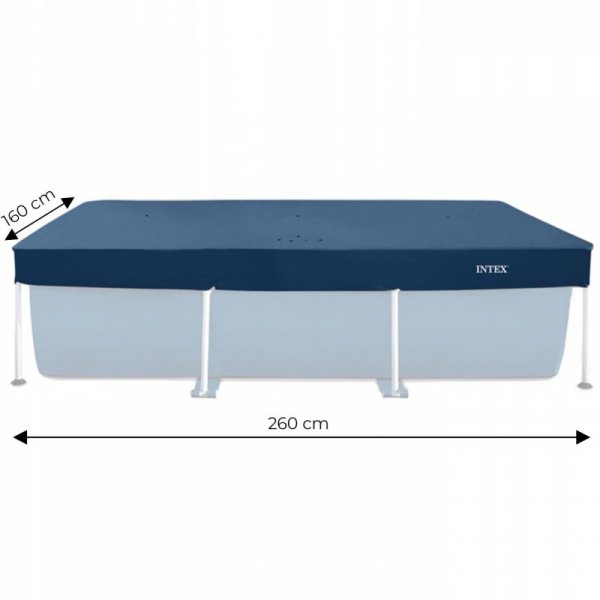 Pokrywa plandeka mata do basenu stelażowego 260x160 cm Intex 28036
