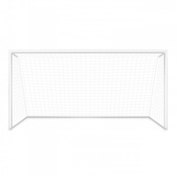 Bramka piłkarska treningowa z siatką 180x120 cm czarno-biała MultiGarden