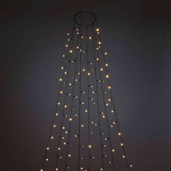 Kurtyna świetlna 160 lampek LED na choinkę