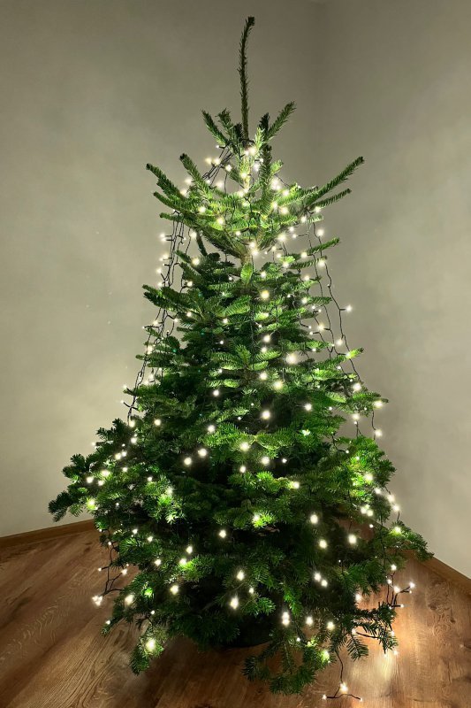 Kurtyna świetlna 300 lampek LED na choinkę