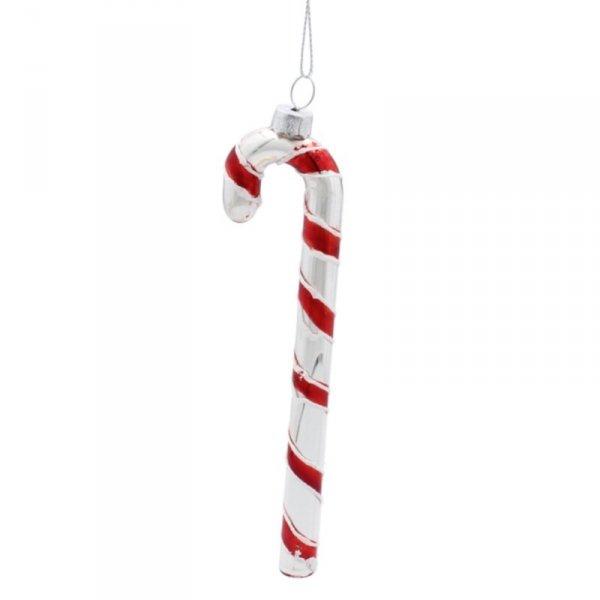 Eleganckie Ozdoby Świąteczne "Laseczka Cukrowa" z Szkła od Kamai Christmas Decoration®