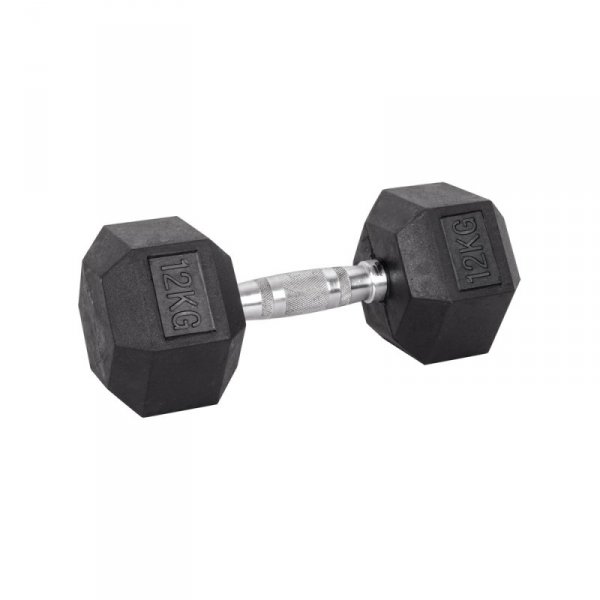 Hantla sześciokątna inSPORTline Hexsteel 12 kg