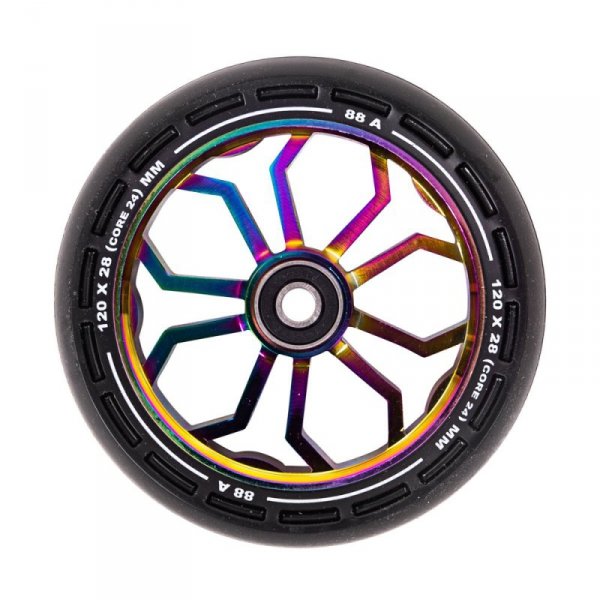 Kółka do hulajnogi LMT XL 120 mm z łożyskami ABEC 9