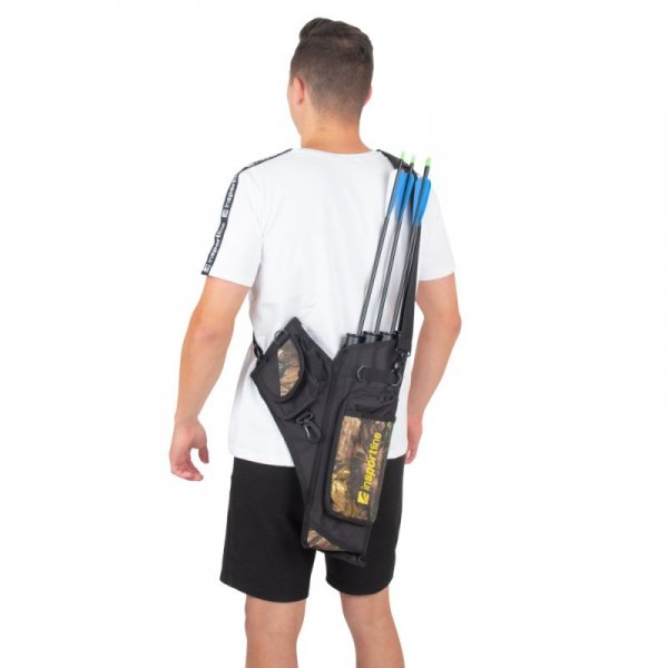 Kołczan uniwersalny inSPORTline Romanat ∙ pojemność 24 strzałów ∙ 4 komory ∙ pasek regulowany